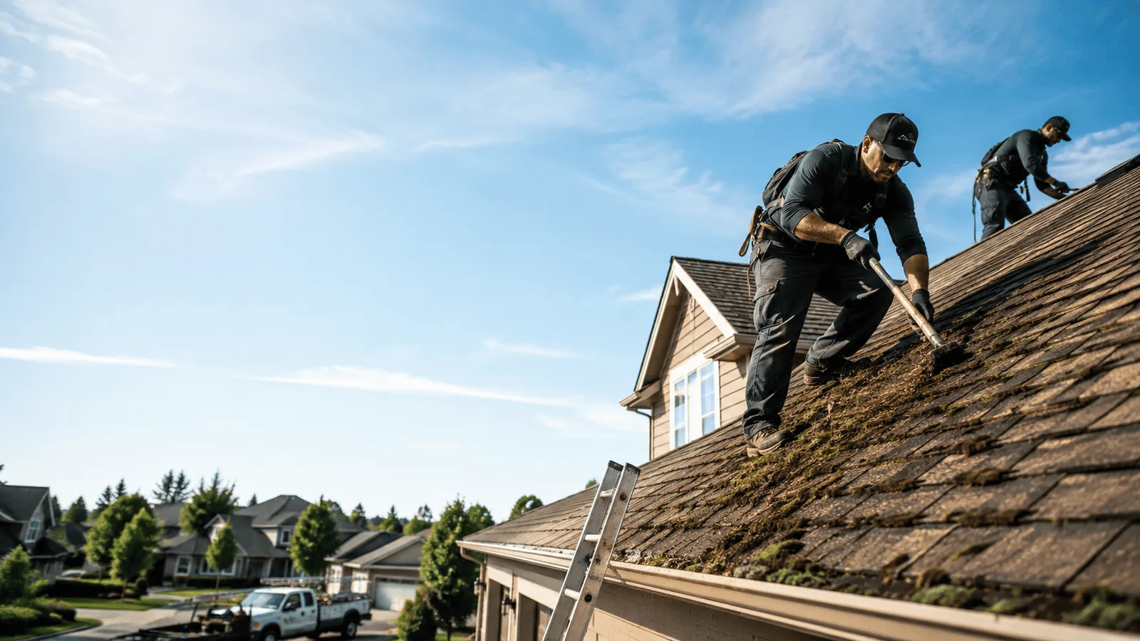 Roof Moss Removal in Fountaintown, IN near me